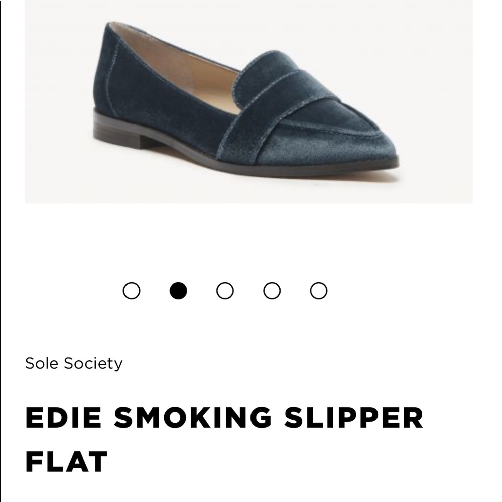 Sole Society Edie Smoking Slipper Flat